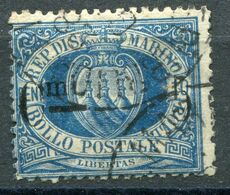 Repubblica Di San Marino - 1892 - Soprastampato Sass. 8 (o) - Cifra "5" Sottile, Non Catalogato - Used Stamps