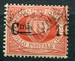 Repubblica Di San Marino - 1892 - Soprastampato Sass. 10b (o) - Used Stamps