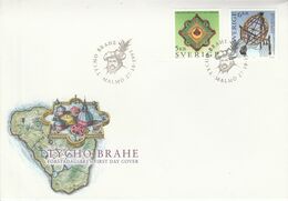 SUEDE FDC 1995 TYCHO BRAHE - Astrology