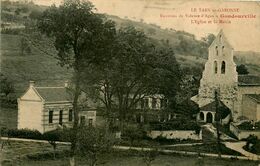 Goudourville * L'église Et La Mairie Du Village * Environs De Valence D'agen - Autres & Non Classés