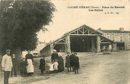 Couhé * Place Du Marché * Les Halles * Hôtel Du Croissant GALLAS - Couhe