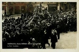 Limoges * Carte Photo * Funérailles Du Docteur CHENIEUX Maire De Limoges * Le Char Funèbre * Cortège - Limoges