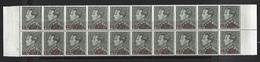 Poortman - Belgique - 529 ** - MNH - En Bloc De 20 Neuf.  2F50. Scan Recto /verso - Unused Stamps