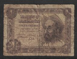 Espagne - Spain - Espana - Billet De 1 Peseta - 1 Peseta Banknote - 1-2 Peseten