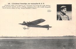 Aviateur Amerigo Sur Monoplan R.E.P.  -  Aviation Précurseurs - Airmen, Fliers
