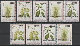 Sao S. Tomé & Principe 2008 / 2009 Mi. 3934 - 3945 Plantes Médicinales Heilpflanzen Medicinal Plants 9 Val. Flore Flora - Medicinal Plants