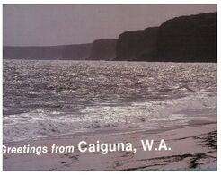 (M 13) Australia - WA -  Caiguna (with Stamp) - Autres & Non Classés