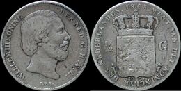 Netherlands Willem III 1/2 Gulden 1863 - 1840-1849: Willem II