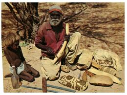 (M 15) Australia - With Stamp Posted To New Zealand - Aboriginal At Work (1960's) - Aborigines