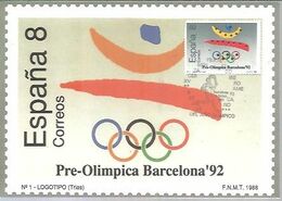 POSTMARKET ESPAÑA   STAMP DRILL - Summer 1992: Barcelona