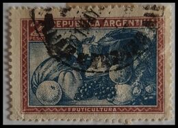 116. ARGENTINA (2PESOS) 1945 USED STAMP FRUITS . - Otros & Sin Clasificación