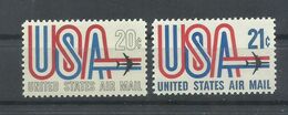 ESTADOS  UNIDOS   YVERT  AEREO  71/72    MNH  ** - 3b. 1961-... Nuevos