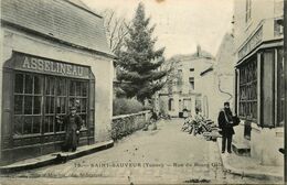 St Sauveur * Rue Du Bourg Gelé * Commerce ASSELINEAU * Facteur - Saint Sauveur En Puisaye