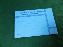 VINTAGE UK SOMERSET: WESTON Super MARE Little Britain Model Village Letter Card Tint - Weston-Super-Mare