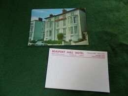 VINTAGE UK SOMERSET: WESTON Super MARE Beaufort Hall Hotel X2 Colour - Weston-Super-Mare