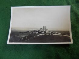 VINTAGE UK SOMERSET: WESTON Super MARE Uphill Church Panorama B&w Private - Weston-Super-Mare