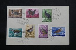 YOUGOSLAVIE - Enveloppe FDC En 1958 - Série Oiseaux - L 71593 - FDC