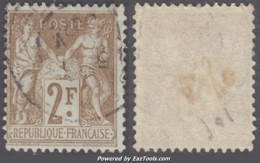 2Fr Sage Oblitéré TB (Y&T N° 105, Cote 55€) - 1898-1900 Sage (Type III)