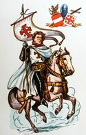 Godefroid De Bouillon Croisades Jerusalem Chevalier  Illustrateur VAL Illustration Illustrator Crusades Knight - Andere Zeichner