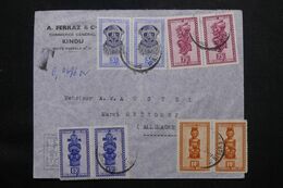 CONGO BELGE - Enveloppe Commerciale De Kindu Pour L'Allemagne En 1952 - L 71686 - Brieven En Documenten