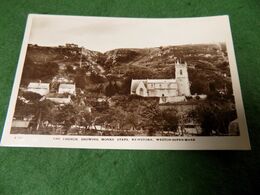 VINTAGE UK SOMERSET: WESTON Super MARE Kewstoke Church Showing Monk's Steps Sepia HJ - Weston-Super-Mare