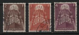 Luxembourg (50) 1957 Europa Set. Used. Hinged. - Sonstige & Ohne Zuordnung