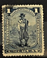 URUGUAY 1897 - Canceled - Sc# 109 - 1c - Uruguay