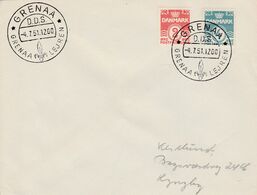 DANEMARK 1951 SERIE COURANTE - OBLITERATION GRENAA - Maschinenstempel (EMA)