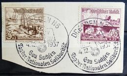 ALLEMAGNE EMPIRE                       N° 594 + 602                   OBLITERE - Used Stamps