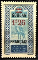 SOUDAN FRANCAIS 1922/27 - MLH - YT 48 - 1,25F - Neufs