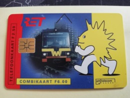 NETHERLANDS  ADVERTISING CHIPCARD HFL 6,00 CRD 002.01     RET/TRAMWAY COMBI    Fine Used   ** 3163** - Privadas