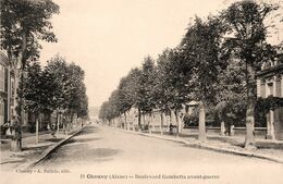 Chauny * Boulevard Gambetta Avant Guerre - Chauny