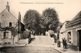 Chauny * Escaliers Des Promenades Avant Guerre - Chauny