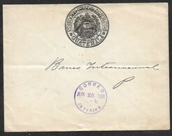 1888 GUATEMALA - OFFICIAL ENVELOPE PRESIDENTE RUFINO BARRIOS - SERVICE COVER - RR - Guatemala