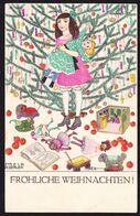 Um 1910 Ungelaufene AK Rückseitig Unbedruckt. Fröhliche Weihnachten Wie. Nr. BKW I 3089-1 - Koehler, Mela