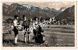 Delcampe - Trio "Toni Brutscher" Mit Original Unterschrift  (z6259) - Oberstdorf