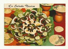 CARTE POSTALE NEUVE  RECETTE DE EMILIE BERNARD  SALADE NICOISE. - Küchenrezepte