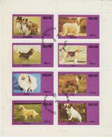 Nagaland 1973 Dogss 8v In Sheetlet Used (49719F) - Cinderella