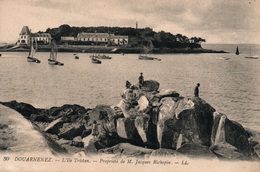 Douarnenez - L'Ile Tristan - Propriété De M. Jacques Richepin - Carte LL N° 30 Non Circulée - Douarnenez