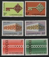 Luxembourg (56) 1968,69,71 Europa Sets. Mint. Hinged. - Autres & Non Classés