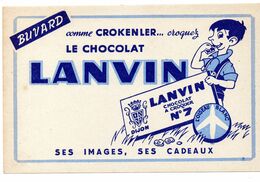 Buvard  Chocolat Lanvin - Chocolat