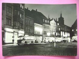 Germany: MITTWEIDA - Markt In Der Nacht, Alter Bus, Autobus - 1970s Unused - Mittweida