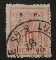 LUXEMBOURG SERVICE YT 58 OBLITERE ANNÉES 1882/1883 - Dienst