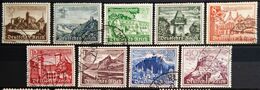 ALLEMAGNE EMPIRE                       N° 654/662                   OBLITERE - Used Stamps
