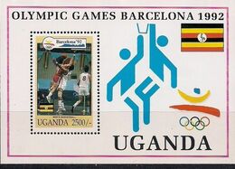 Ouganda Uganda 1992 Yvertn° 159 *** MNH Cote 11 € Jeux Olympiques Barcelone Basket-ball - Uganda (1962-...)