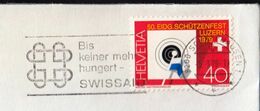 Switzerland Schaffhausen 1979 / Bis Keiner Mehr Hungert - SWISSAID, Until Nobody Goes Hungry Anymore / Machine Stamp - Tegen De Honger