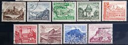 ALLEMAGNE EMPIRE                       N° 654/662                OBLITERE - Used Stamps