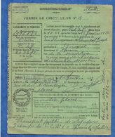 Guerre 39/45 Permis De Circulation N° 4 Pour Automobiliste Transport Public De Voyageurs EPERNON Eure Et Loir 1939 /40 - Ohne Zuordnung