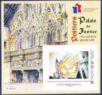 FFAP N°   8 De 2014 - Bloc Dentelé Autoadhésif - La Passion Du Timbre - Palais De Justice à Poitiers - FFAP