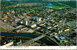 Alaska Fairbanks Aerial View Business District - Fairbanks